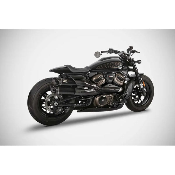 Zard 2-1-2 Euro 5 E5 Slip-On Exhaust System for Harley 21-24 Sportster S RH1250S / GT  - Customhoj