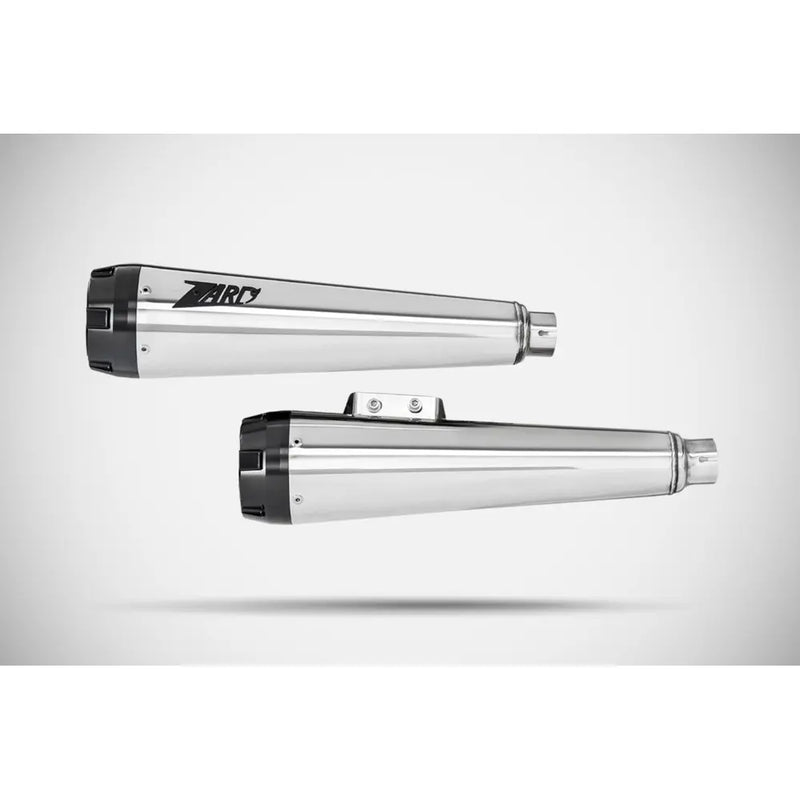 Zard EC Euro 4/5 Approved Cone Slip-On Mufflers for Harley Softail  - Customhoj