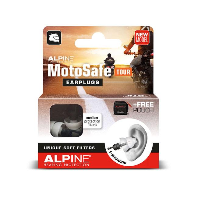 ALPINE Hörselskydd Alpine Motosafe Tour Hörselpropp Med Mini Grip Customhoj