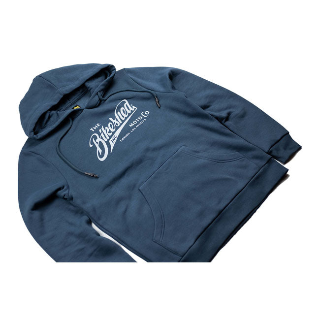 Bike Shed Hoodie Bike Shed Overhead hoodie Navy Customhoj