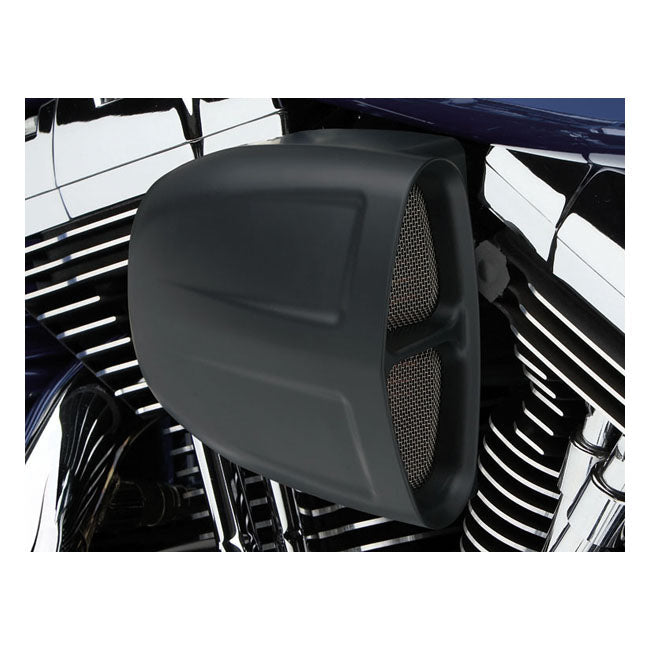 Cobra Air Cleaner Harley 16-17 Softail; 2017 FXDLS; 08-16 Touring, Trike. (e-throttle) / Black Cobra Powrflo Air Cleaner for Harley Customhoj