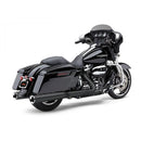 Cobra HD Touring Slip-On FLT/Touring 95-16 / Black Cobra PowrFlo 4.5" Slip-On Black / Chrome Touring 95-22 Customhoj