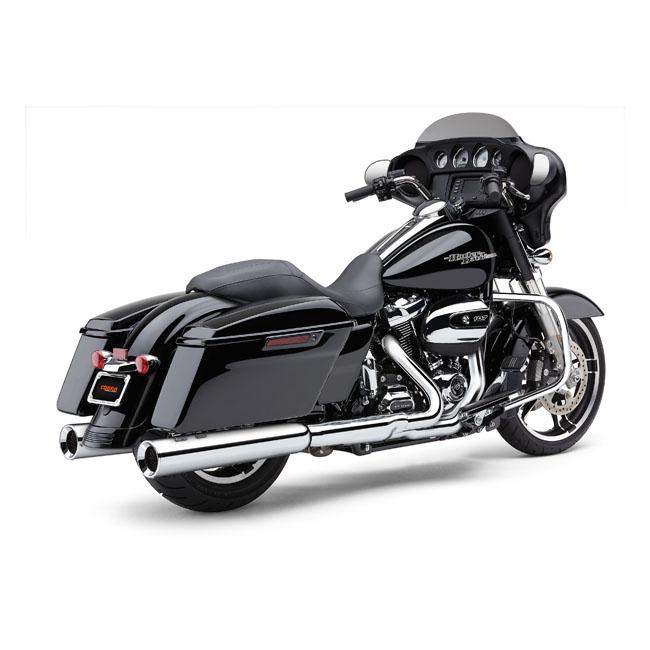 Cobra HD Touring/Trike slip-on Cobra Powrflo 4-1/2" slip on Krom Touring 17-20 Customhoj