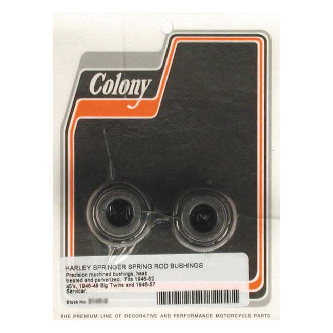 COLONY Springer reservdelar Colony Springer Spring Rod Bushings. BT 46-48; 45" SV 46-52; 45" Servi-car 46-57 Customhoj