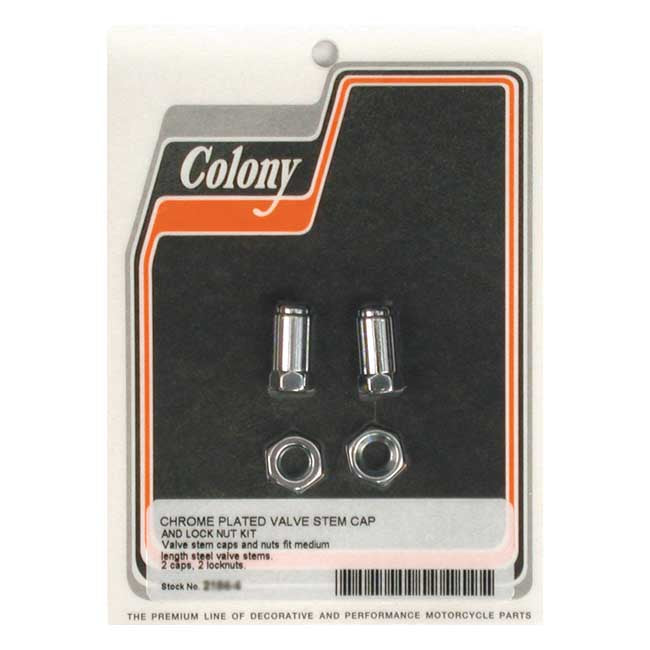 COLONY Ventilhattar Medium Colony Valve Stem Caps Customhoj