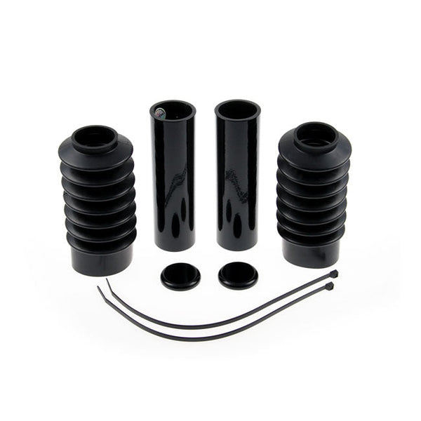 CULTWERK Damask / Gaffelkåpa / Bälg 10-15 XL1200X Forty Eight Cult-Werk 6-piece fork tube cover kit. Rubber boots. Sportster 04-21 / Dyna 06-17 / FXBR/S 18-21 Customhoj