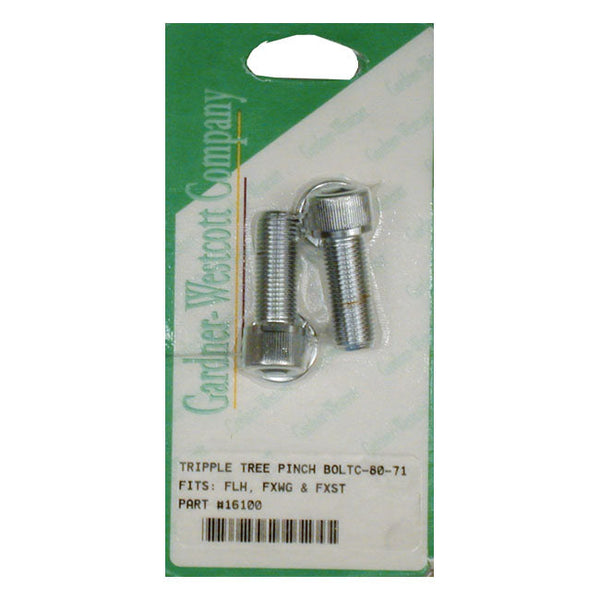 GARDNER-WESTCOTT Montering gaffelkrona GW Triple Tree Pinch Bolt Set FLH 49-84; FXWG 80-86; FXST/B 84-02 Customhoj