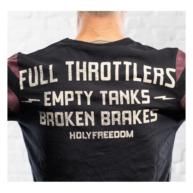 HOLY FREEDOM T-shirt Holy Freedom Full Throttlers longsleeve Svart Customhoj