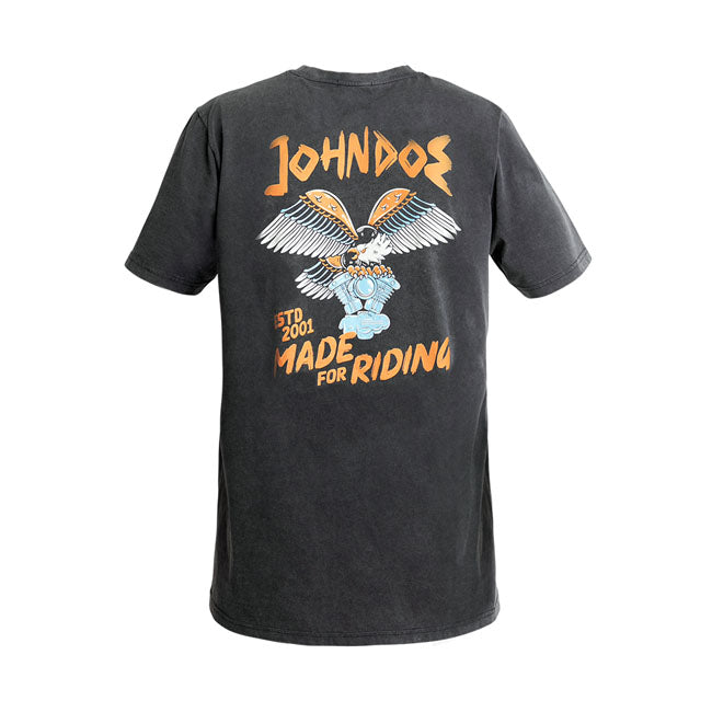 JOHN DOE T-shirt John Doe Eagle T-shirt fade out Svart Customhoj