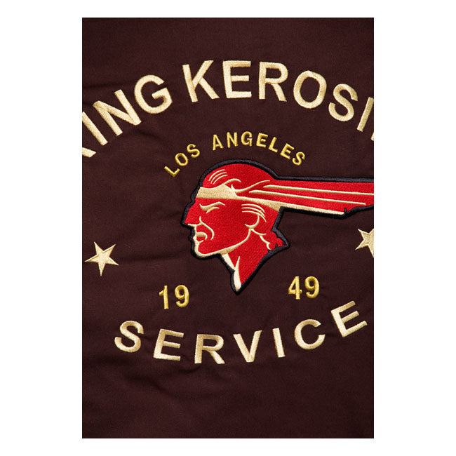 King Kerosin Jacket King Kerosin 1949 Service Worker Jacket Dark Brown Customhoj