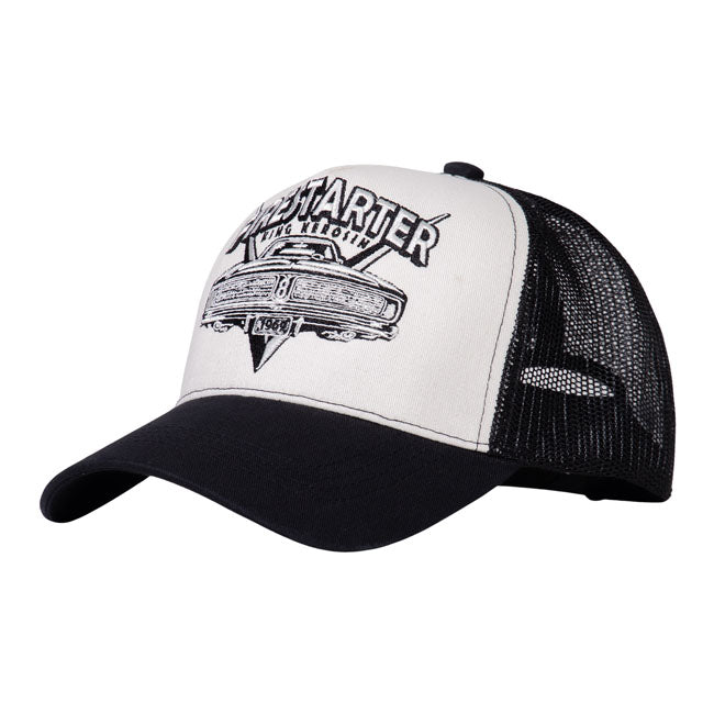 KING KEROSIN Keps King Kerosin Fire Starter trucker Keps Svart/Vit Customhoj