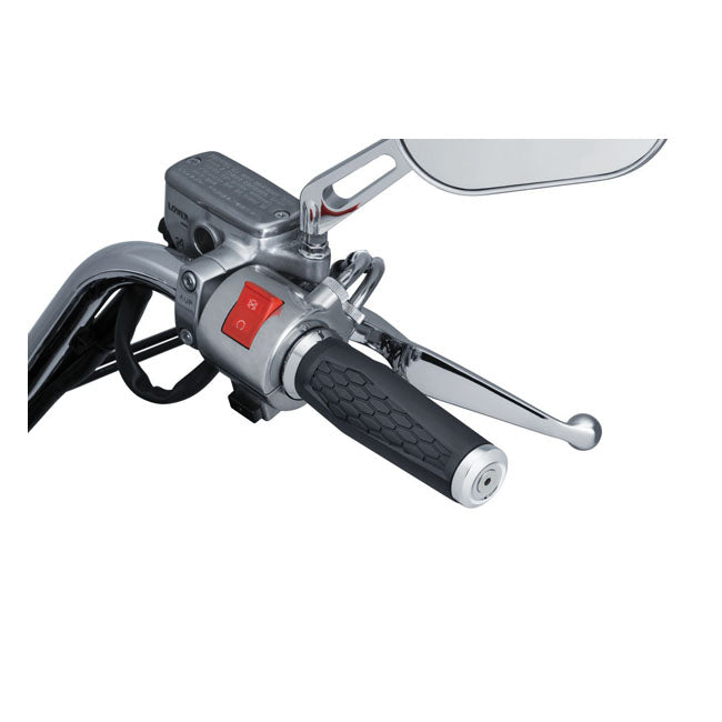 KURYAKYN Handtag Kuryakyn Hex Handtag Svart / Krom Customhoj
