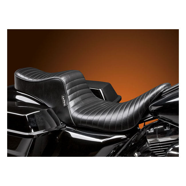 Le Pera HD Touring/Trike sadlar 08-21 Touring Le Pera Cherokee 2-Up Sadel. Pleated Touring 08-21 Customhoj