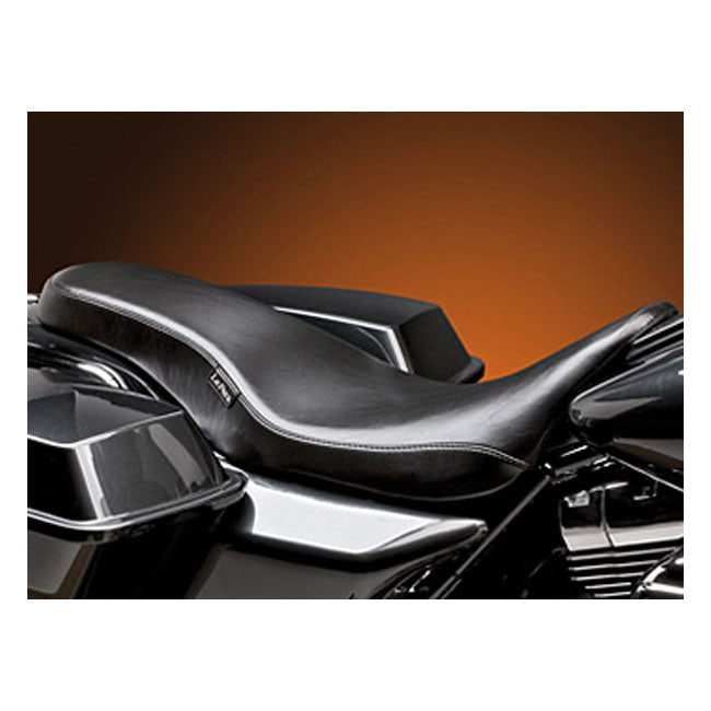 Le Pera HD Touring/Trike sadlar 08-21 Touring Le Pera Cobra 2-Up Sadel. Smooth. Touring 08-21 Customhoj