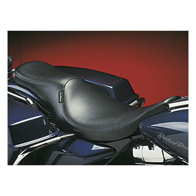 Le Pera HD Touring/Trike sadlar 97-01 FLT Touring (Exkl. FLHR) Le Pera Silhouette 2-Up Sadel Touring 91-21 Customhoj