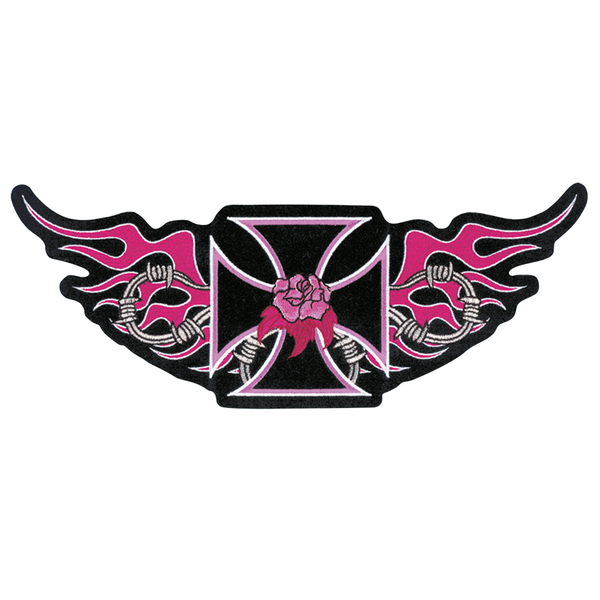 Lethal Threat Patch Lethal Threat Patch Pink Iron Cross Customhoj