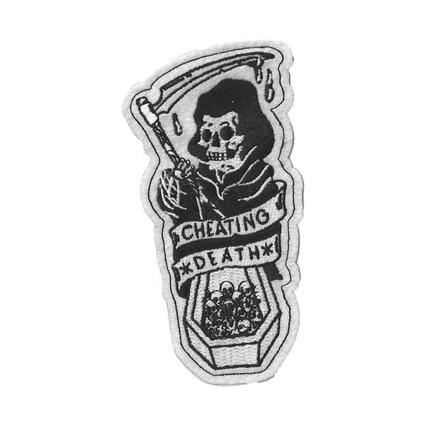 LETHAL THREAT Patch Lt, Reaper Casket Mini Patch Customhoj