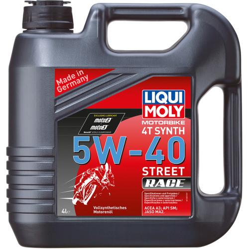 Liqui Moly Motorolja 5w40 Liqui Moly 4T Synt 5W-40 Str Race 1L Customhoj