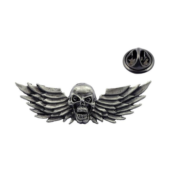 MCS Pin Skull Pin, Flying Skull Customhoj