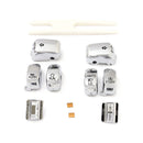 MCS Styrmonterat reglage / brytare 96-13 FLHRC, FLHR (with cruise control) (NU) Kit med knappar styreglage HD Customhoj