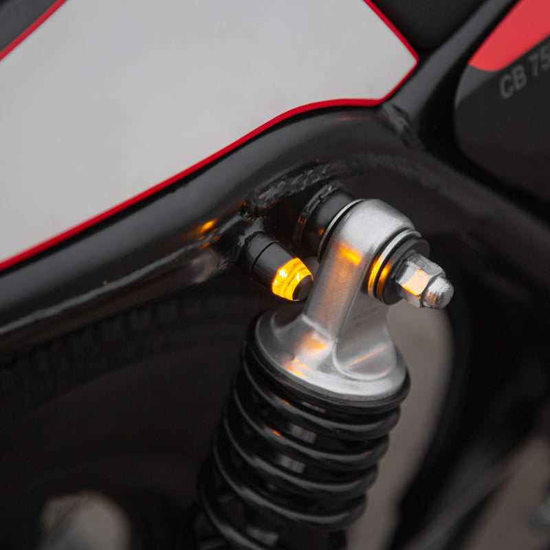 Motogadget Blinkers Mo.Blaze Led Blinkers Pin Svart / Polerad Customhoj