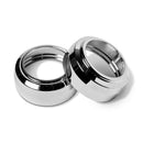 PM Damask / Gaffelkåpa / Bälg Krom Performance Machine 49mm fork dust caps. 49mm. Svart / Krom Customhoj