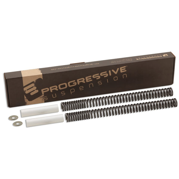 PROGRESSIVE SUSPENSION Gaffelfjädrar HD PS fork spring kit heavy duty 39mm. 91-92 FXD/B/C; 93-05 FXDL; 94-00 FXDS; 1999 FXDX; 87-94 FXR; 92-13 XL883/1200; 14-17 XG500/750 Customhoj