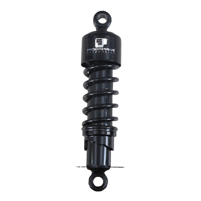 PROGRESSIVE SUSPENSION Stötdämpare HD FX/FXR 11" / Svart PS 412 Series Stötdämpare Heavy Duty. FXR 82-94. 11-14" Svart / Krom Customhoj