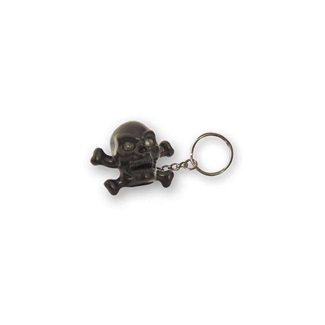 TRIKTOPZ Nyckelring Triktopz Skull N Bones Nyckelring Svart Customhoj