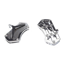 Vity's Design Passenger Footpegs 86-17 FL Softail; 12-16 Dyna FLD Switchback; 83-21 Touring; 09-21 Trikes / Chrome Vitys Design Diamond Passenger Floorboards for Harley Customhoj