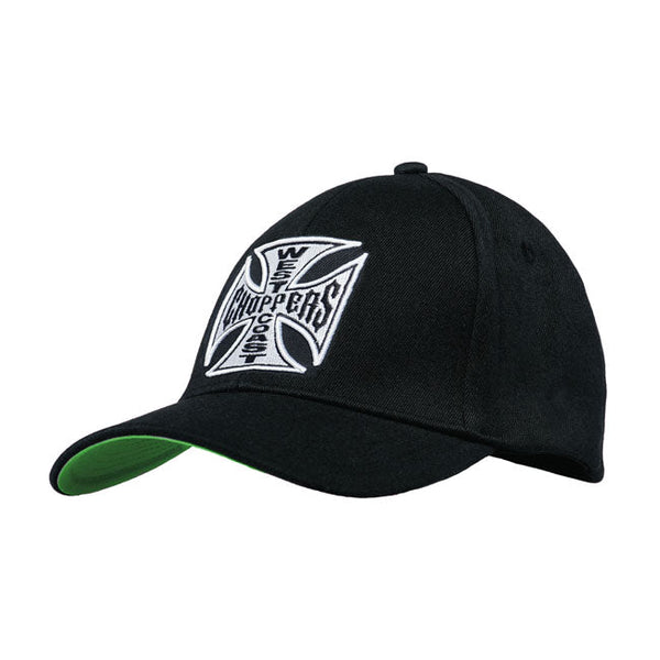 West Coast Choppers Cap WCC OG Classic Round Bill Cap Black Customhoj